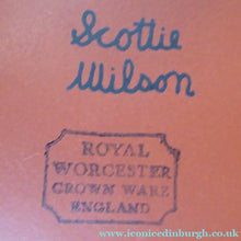 Load image into Gallery viewer, Scottie Wilson Vintage 1960s Dessert Dinner Plate 10 inches Royal Worcester
