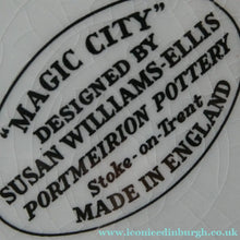 Load image into Gallery viewer,  1960s SET OF SIX Portmeirion Side Plates. MAGIC CITY Design. 7 1/4 inches
