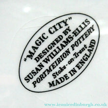 Load image into Gallery viewer, 1960s SET OF SIX Portmeirion Side Plates. MAGIC CITY Design. 7 1/4 inches
