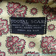 Load image into Gallery viewer, Original Vintage Tootal All Rayon Scarf / Cravat
