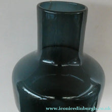 Load image into Gallery viewer, 1960s WHITEFRIARS Midnight Blue Soda Glass Vase. Design Number 9598 by Geoffrey Baxter (1963)
