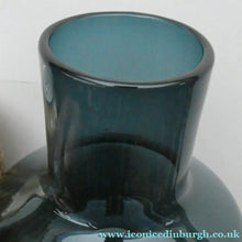 Load image into Gallery viewer, 1960s WHITEFRIARS Midnight Blue Soda Glass Vase. Design Number 9598 by Geoffrey Baxter (1963)
