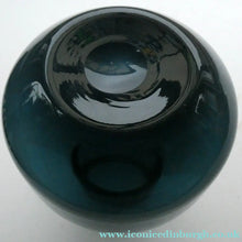 Load image into Gallery viewer, 1960s WHITEFRIARS Midnight Blue Soda Glass Vase. Design Number 9598 by Geoffrey Baxter (1963)
