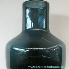 Load image into Gallery viewer, 1960s WHITEFRIARS Midnight Blue Soda Glass Vase. Design Number 9598 by Geoffrey Baxter (1963)
