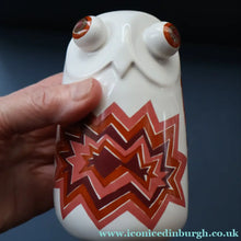 Load image into Gallery viewer, Vintage 1970s CARLTON WARE Ceramic Bank or Money Box. Bug-Eyed Owl
