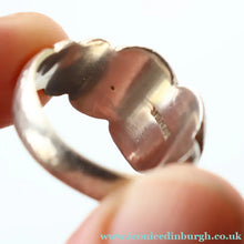 Load image into Gallery viewer, Vintage 1970s Chunky Silver Brutalist Signet Ring.  Size Q
