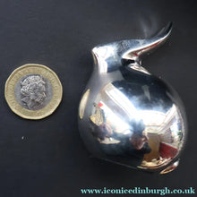 Load image into Gallery viewer, Vintage Dansk Silver-Plate Paperweight in Original Presentation Box. RABBIT
