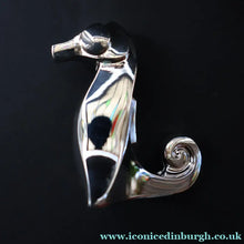 Load image into Gallery viewer, Vintage 1970s  Dansk Silver-Plate Paperweight in Original Presentation Box. SEA HORSE
