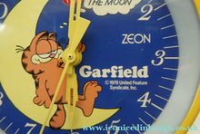 Load image into Gallery viewer, Vintage 1970s GARFIELD Alarm Clock. Wnd-up Mechanism with Bells. WORKING
