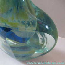 Load image into Gallery viewer, Vintage 1970s Maltese Mdina Facet Cut Lollipop Vase. 7 inches Height - European Glass
