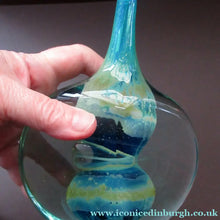 Load image into Gallery viewer, 1970s  Medina Lollipop Vase. 7 inches. Signed
