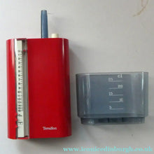 Load image into Gallery viewer, Vintage 1970s Portable Space Age Kitchen Scales by Terraillon PL350. Fabulous Scarlet Red Colour
