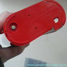 Load image into Gallery viewer, Vintage 1970s Portable Space Age Kitchen Scales by Terraillon PL350. Fabulous Scarlet Red Colour
