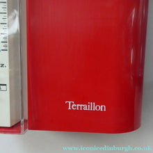 Load image into Gallery viewer, Vintage 1970s Portable Space Age Kitchen Scales by Terraillon PL350. Fabulous Scarlet Red Colour
