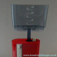 Load image into Gallery viewer, Vintage 1970s Portable Space Age Kitchen Scales by Terraillon PL350. Fabulous Scarlet Red Colour
