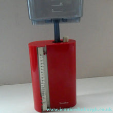 Load image into Gallery viewer, Vintage 1970s Portable Space Age Kitchen Scales by Terraillon PL350. Fabulous Scarlet Red Colour
