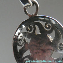 Load image into Gallery viewer, 1970s Silver (925) Bracelet with Art Nouveau Style Round Shield Decoration and Hook Clasp
