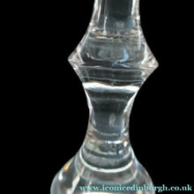 Load image into Gallery viewer, Vintage Edinburgh Crystal PAIR of Tall CHAMPAGNE Flute Glasses.  7 3/8 inches
