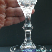 Load image into Gallery viewer, Vintage Edinburgh Crystal PAIR of Tall CHAMPAGNE Flute Glasses.  7 3/8 inches
