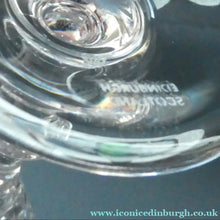 Load image into Gallery viewer, Vintage Edinburgh Crystal PAIR of Tall CHAMPAGNE Flute Glasses.  7 3/8 inches
