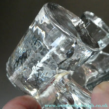 Load image into Gallery viewer, 1970s GERMAN Chunky Clear Glass Candle Holder / Plate Warmer by Glasdesign Georgshutte
