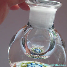 Load image into Gallery viewer, 1980s Perthshire Scent Bottle Scottish Glass with Stopper P Cane
