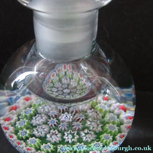 Load image into Gallery viewer, 1980s Perthshire Paperweights 1980s Perfume Bottle  Millefiori Canes
