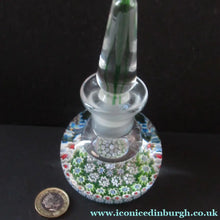 Load image into Gallery viewer, 1980s Perthshire Paperweights 1980s Perfume Bottle  Millefiori Canes
