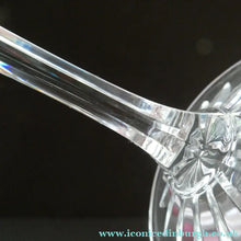 Load image into Gallery viewer, 1990s Edinburgh Crystal Tall White Wine Glasses. TWEED Pattern. Set of Six
