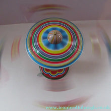 Load image into Gallery viewer, Products Vintage 2000 SCHYLLING Rocket Ride Carousel. Tin Plate Clockwork. Rotating Rockets. BOXED
