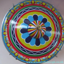 Load image into Gallery viewer, Products Vintage 2000 SCHYLLING Rocket Ride Carousel. Tin Plate Clockwork. Rotating Rockets. BOXED
