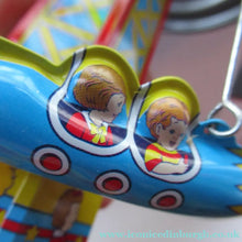 Load image into Gallery viewer, Products Vintage 2000 SCHYLLING Rocket Ride Carousel. Tin Plate Clockwork. Rotating Rockets. BOXED

