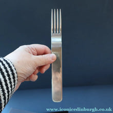 Load image into Gallery viewer, Vintage 2002 DAVID MELLOR Stainless Steel Cutlery. Set of Six Forks. Minimal Design
