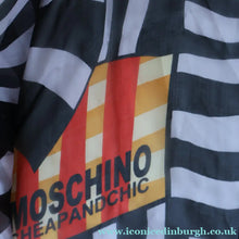 Load image into Gallery viewer, Vintage 2003 Long MOSCHINO Larioseta Como Olive Oyl Silk Scarf (with Original Orange Label)
