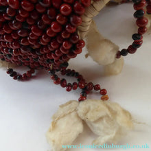 Load image into Gallery viewer, AFRICAN MASK North NIgeria Koro Angas People Red Abrus Berries
