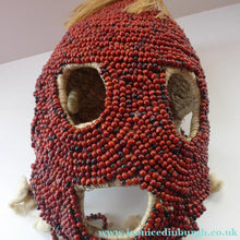 Load image into Gallery viewer, AFRICAN MASK North NIgeria Koro Angas People Red Abrus Berries
