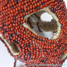 Load image into Gallery viewer, AFRICAN MASK North NIgeria Koro Angas People Red Abrus Berries
