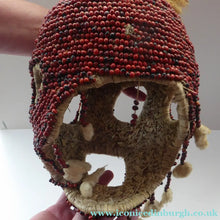 Load image into Gallery viewer, AFRICAN MASK North NIgeria Koro Angas People Red Abrus Berries
