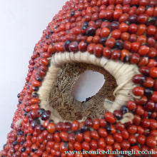 Load image into Gallery viewer, AFRICAN MASK North NIgeria Koro Angas People Red Abrus Berries
