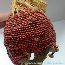 Load image into Gallery viewer, AFRICAN MASK North NIgeria Koro Angas People Red Abrus Berries
