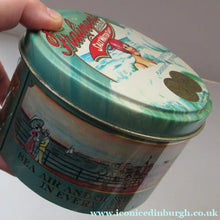 Load image into Gallery viewer, Vintage American Toffee Tin. FRALINGER'S Salt Water Taffy. Atlantic City Image
