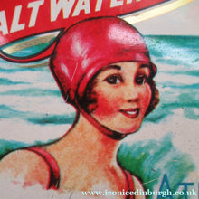 Load image into Gallery viewer, Vintage American Toffee Tin. FRALINGER'S Salt Water Taffy. Atlantic City Image
