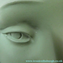 Load image into Gallery viewer, Vintage Art Deco 1930s Wall Mask by G. Leonardi. Hollywood Glamour. Original Green Patina

