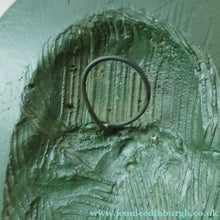 Load image into Gallery viewer, Vintage Art Deco 1930s Wall Mask by G. Leonardi. Hollywood Glamour. Original Green Patina
