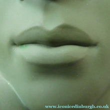 Load image into Gallery viewer, Vintage Art Deco 1930s Wall Mask by G. Leonardi. Hollywood Glamour. Original Green Patina
