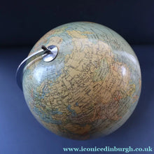 Load image into Gallery viewer, 1930s Terrestrial Globe by Geographica Ltd. ART DECO Desk Top Spinning Globe
