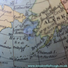 Load image into Gallery viewer, 1930s Terrestrial Globe by Geographica Ltd. ART DECO Desk Top Spinning Globe
