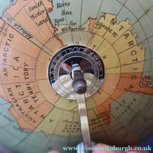 Load image into Gallery viewer, 1930s Terrestrial Globe by Geographica Ltd. ART DECO Desk Top Spinning Globe
