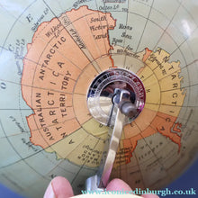 Load image into Gallery viewer, 1930s Terrestrial Globe by Geographica Ltd. ART DECO Desk Top Spinning Globe
