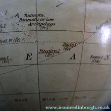 Load image into Gallery viewer, 1930s Terrestrial Globe by Geographica Ltd. ART DECO Desk Top Spinning Globe
